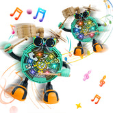 YCFUN Drum Toy Musical Instrument with Dancing, with Music & Recording