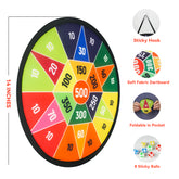YCFUN Double Sided Dart Board for Kids, Toys for 3-12 Years Old Boys with 12 Sticky Balls