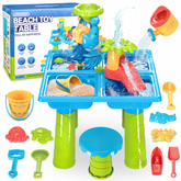 YCFUN Sand Water Table Outdoor Toddler, Activity Table Sand Sensory Summer Toys