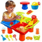 YCFUN Sand and Water Play Table Toys Outside Beach Toys for Toddler Boys Girls Age 1-3 3-7