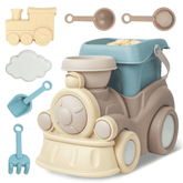 Kids Outdoor Beach Toys, YCFUN Sand Tools Beach Toys for Kids, with Model Train Kids Shovel