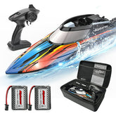 YCFUN RC Boat with Case, 20+ MPH Fast Remote Control Boat for Adults and Kids, Toy Boats for Pools and Lakes
