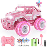 YCFUN Remote Control Cars for Girls, 2.4Ghz All Terrain RC Truck Pink Toys