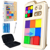 YCFUN Super Slide Puzzle Game, Electronic Brain Teaser with 1000+ Challenges & 3 Modes, Smart Sliding Puzzle Logic Toy for Kids, Fun Educational Gift