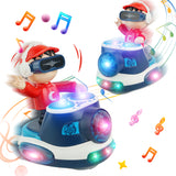 YCFUN DJ Toy Musical Instrument with Dancing, with Music & Recording, Early Learning Educational Toddler Toys for 1 - 3 Year Boys, Red