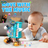 YCFUN Keyboard Toy Musical Instrument with Dancing, with Music & Recording, Early Learning Educational