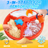 Water Table, YCFUN Outdoor Toys Sand Water Tables for Toddlers Boys Girls 1-3, Plastic