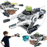 STEM Robotic Mechanical Hand Building Kit, DIY Construction Toy with Lifetime Parts, Science Gift for Boys & Girls (White)