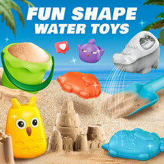 YCFUN Sand and Water Play Table Toys, Outside Beach Toys for Toddler Boys Girls Age 3+
