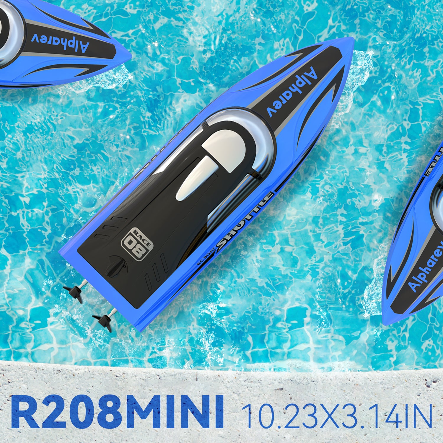 YCFUN 2.4GHz Remote Control Boat for Pools and Lakes