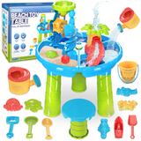 YCFUN Sand Water Play Table for Toddlers, Outdoor Beach Toys for Boys Girls Age 1-3 3-5o