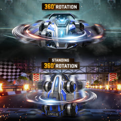 YCFUN Remote Control Cars, RC Cars for Kids Boys Girls Remote Control Stunt Race Car with Light