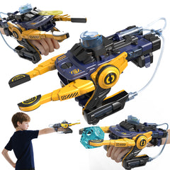 STEM Robotic Mechanical Hand Building Kit, DIY Construction Toy with Lifetime Parts, Science Gift for Boys & Girls (Yellow)
