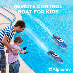 YCFUN 2.4GHz Remote Control Boat for Pools and Lakes