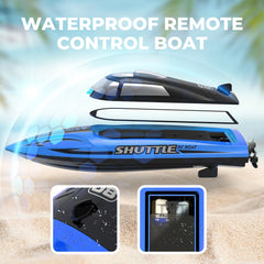 YCFUN 2.4GHz Remote Control Boat for Pools and Lakes