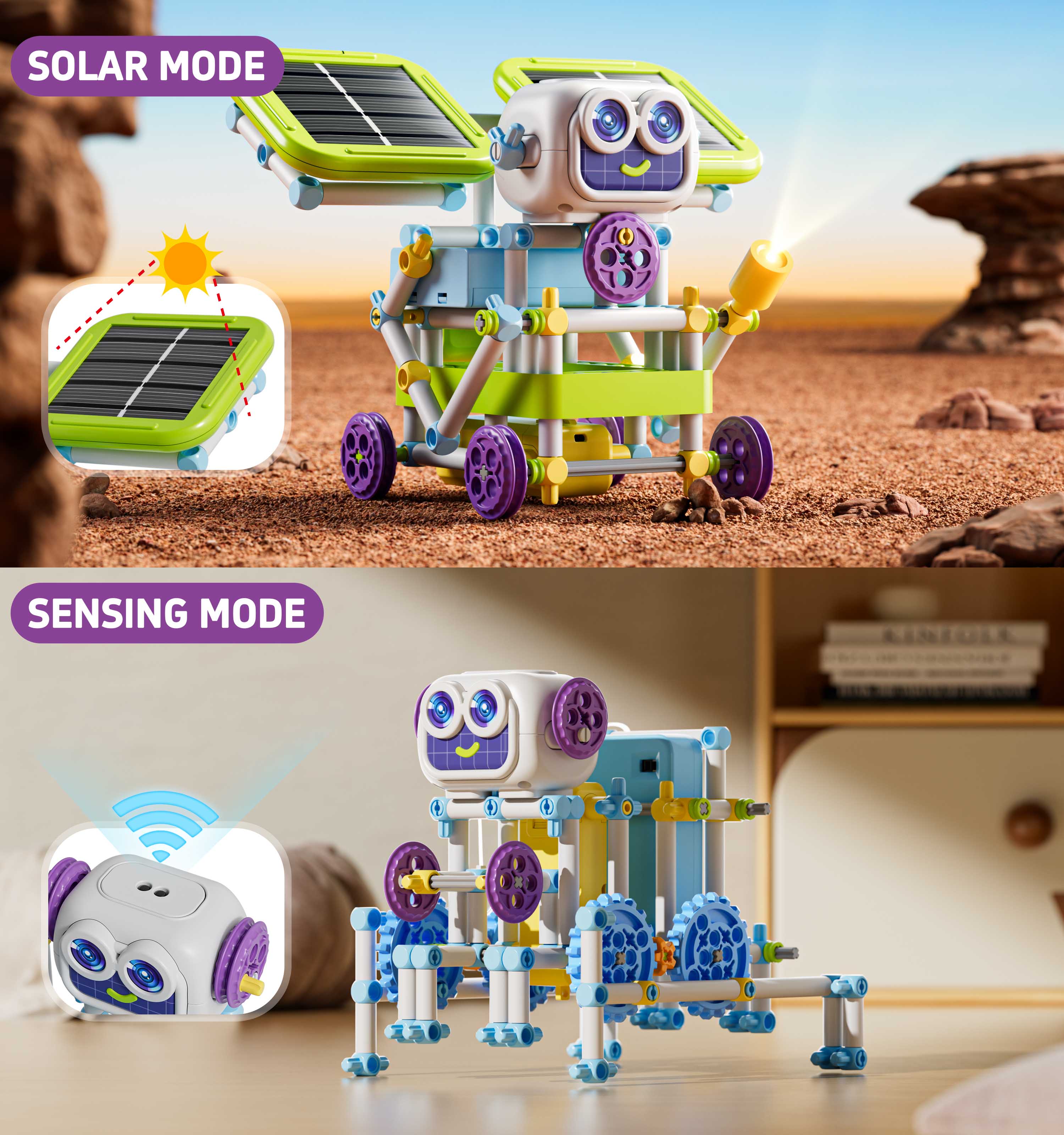 YCFUN 434Pcs Stem Toys for Kids Boys Girls Age 8-12, Toys Building Sets Science Kits for Gifts