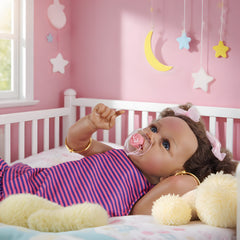 YCFUN 20 Inch Reborn Baby Dolls Black Girl, Realistic Pretend Play Doll Playset