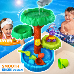 YCFUN Kids Sand Water Table, Plastic Outdoor Activity Sensory Tables for Boys Girls Toddler