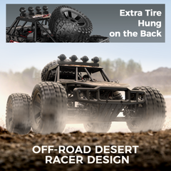 YCFUN 1:10 Remote Control Car, 4WD High Speed 48km/h All Terrains off Road RC Buggy