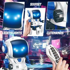 YCFUN Kids Smart Robot Toys with Talking Singing Dancing, Remote Control Toys for Kids Ages 3-10