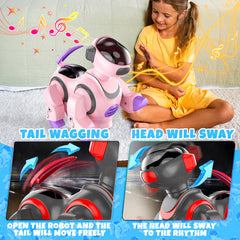 YCFUN Smart Puppy Toy for Kids , Music and Dance Intelligent Robot Puppy