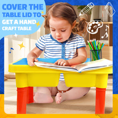 YCFUN Sand and Water Play Table Toys Outside Beach Toys for Boys Girls