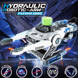 STEM Robotic Mechanical Hand Building Kit, DIY Construction Toy with Lifetime Parts, Science Gift for Boys & Girls (White)