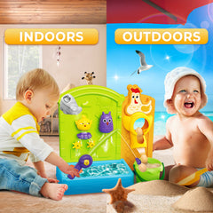 YCFUN Sand and Water Play Table Toys, Outside Beach Toys for Toddler Boys Girls Age 3+