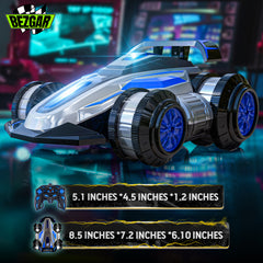 YCFUN Remote Control Cars, RC Cars for Kids Boys Girls Remote Control Stunt Race Car with Light