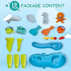 YCFUN Kids Sand Water Table for Toddlers, Outside Beach Toys