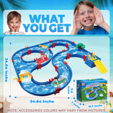 YCFUN Water Table for Toddlers, 50Pcs Outdoor Water Park Playset for Kids