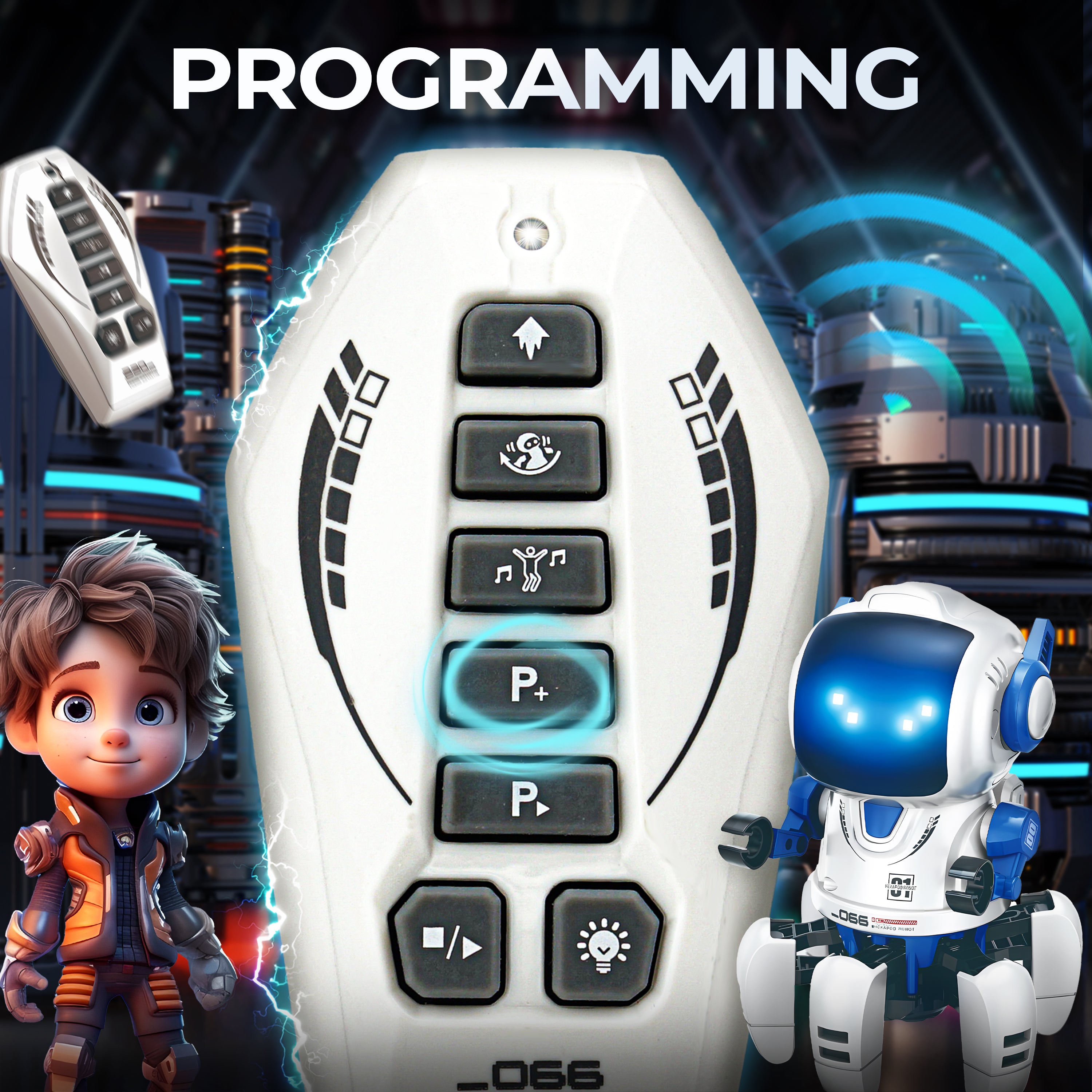 YCFUN Kids Smart Robot Toys with Talking Singing Dancing, Remote Control Toys for Kids Ages 3-10
