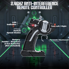 YCFUN 1:18 Scale RC Monster Truck Toys - 2.4Ghz Electric Remote Control Cars with LEDs