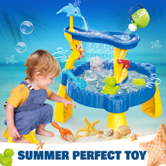 YCFUN Water Table for Toddlers, 2 Tier Sand Water Table