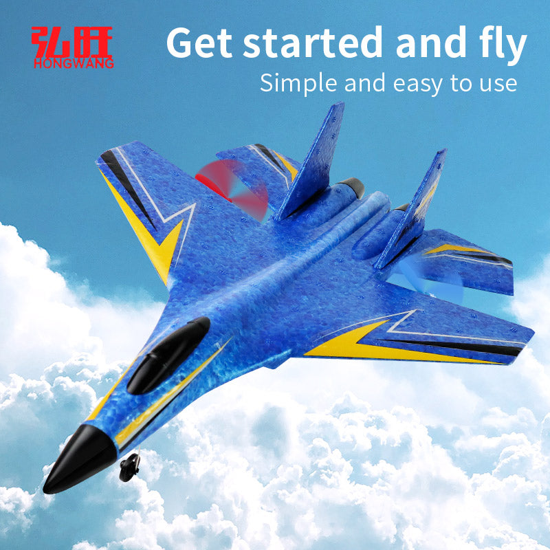 YCFUN Drones for Kids, 2 Channel RC Plane, 6-axis Gyro Remote Control Airplan, RC Drone Toys for Adults Kids Age 3+