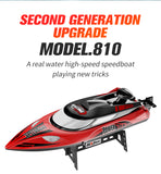 12 inch Remote Control Boat for Kids, 25 KPH Fast Speed RC Boat with 700mAh Battery, Outdoor Water Toy for Lakes & Pools