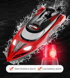 12 inch Remote Control Boat for Kids, 25 KPH Fast Speed RC Boat with 700mAh Battery, Outdoor Water Toy for Lakes & Pools