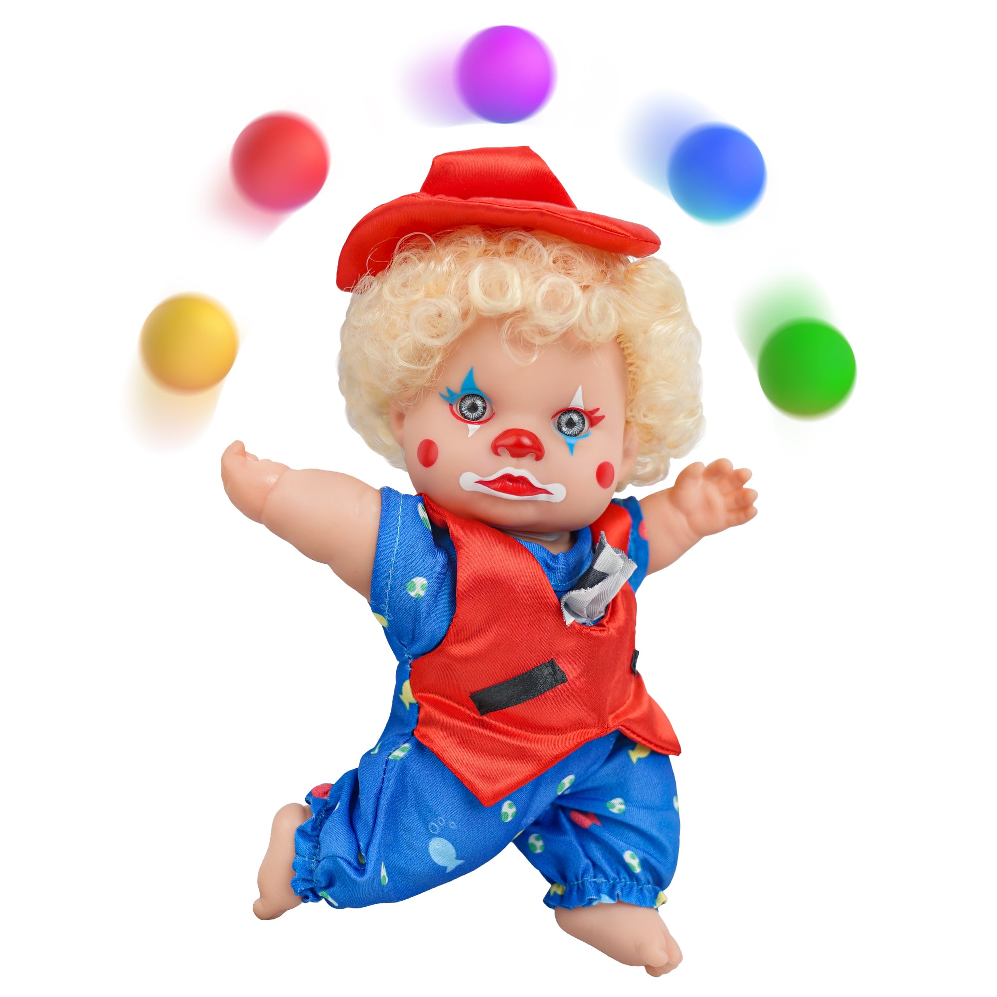YCFUN Clown Baby Dolls Figurines with Sitting and Standing Postures