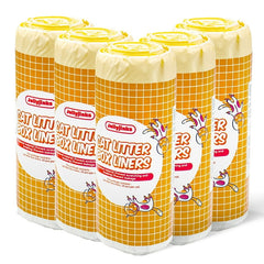 Cat Litter Liners, YCFUN 100 Count Drawstring Extra Durable & Thick Kitty Cat Litter Box Liners For Self-Cleaning