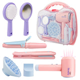 YCFUN Girls Beauty Salon Toy Set, Pretend Play Doll Hair Stylist Toy Kit for Kids Girls Boy Age 3+