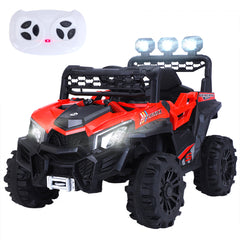 Ride on Toys, YCFUN 12V Kids Powered Ride on Cars for Toddlers, Electric Cars for Kids with Remote Control, Gift for Boys Girls Aged 2-4 Years-Red