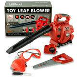 YCFUN Real Working Kids Leaf Blower Toy, Pretend Play Leaf Blower with Gardening Tool Set, Outdoor Toy for Toddler Boys & Girls