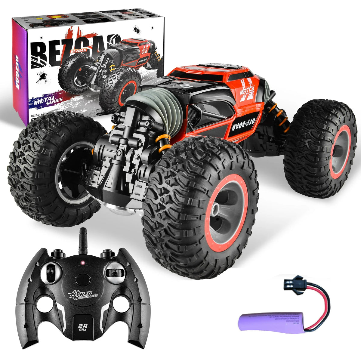 YCFUN Remote Control Trucks, 4W RC Cars Crawler All Terrain RC Transform Vehicle Gifts for Boys Kids