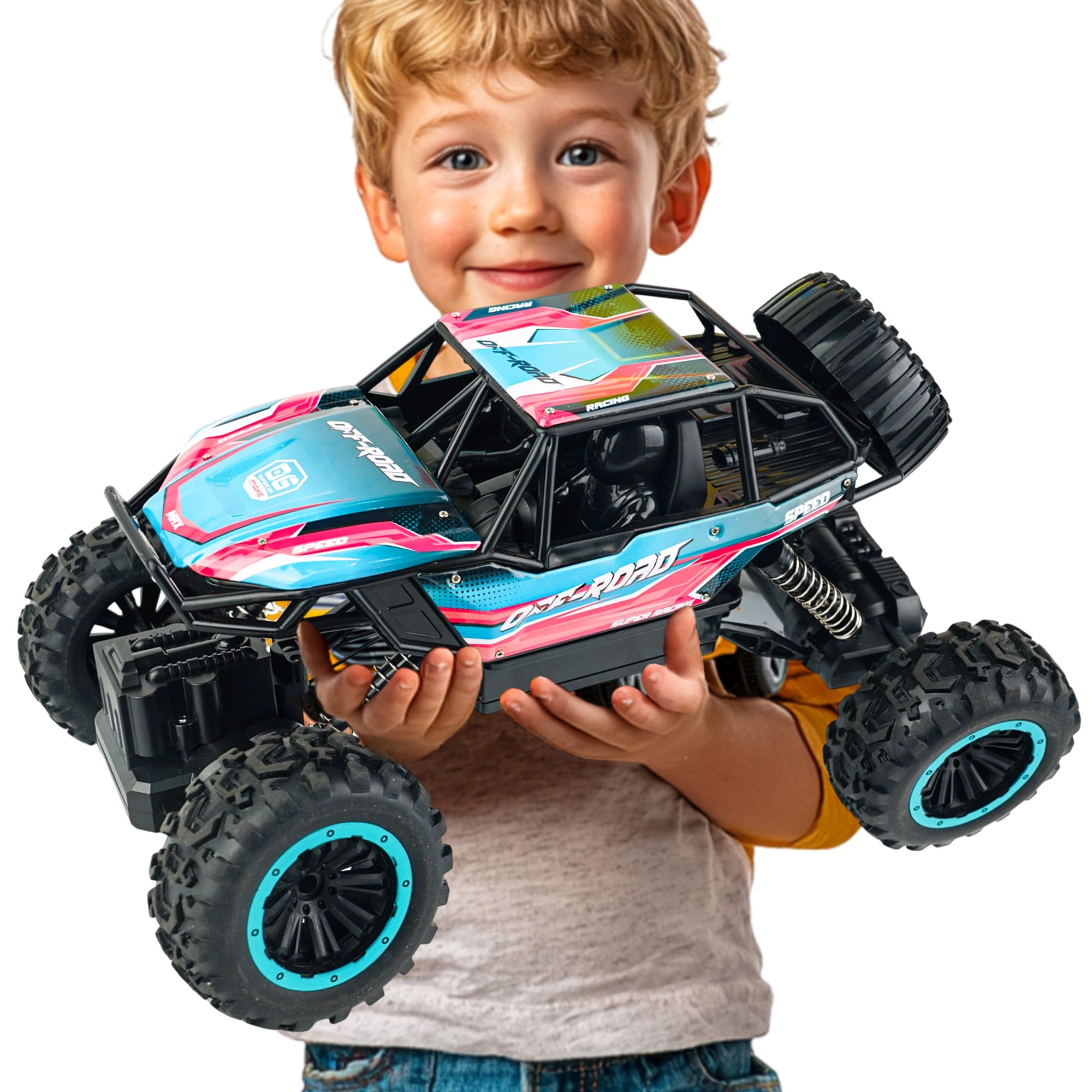 YCFUN 1:12 Alloy Body Remote Control Cars Monster Trucks, RC Car for K
