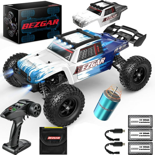 YCFUN 1:12 Remote Control Cars, RC Monster Trucks 52KM/H Fast High Speed Racing Drift Cars for Adults Boys Girls 5-7 8-11 Years Old