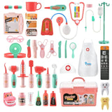 YCFUN Prentend-Play Doctor Kit for Kids, Dentist Kit Medical Kit Toy Set with Doctor Case