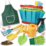 YCFUN Kids Gardening, Kids Garden Tools Garden Play Set Pretend Play Set for Kids Boys Toddlers Ages 3+