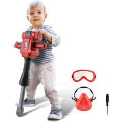 YCFUN Kids Toys, YCFUN Pretend Play Jack Hammer Toy with Realistic Action and Sound, Power ABS Tools for Childs Boys Girls Aged 3-5,4-7