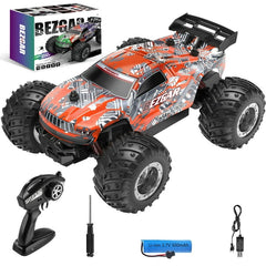 YCFUN Monster Trucks, 1:20 Remote Control Cars RC Truck Rock Crawler for Boys 5-7 8-11, Orange