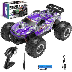 YCFUN Monster Trucks, 1:20 Remote Control Cars RC Truck Rock Crawler for Boys 5-7 8-11, Orange